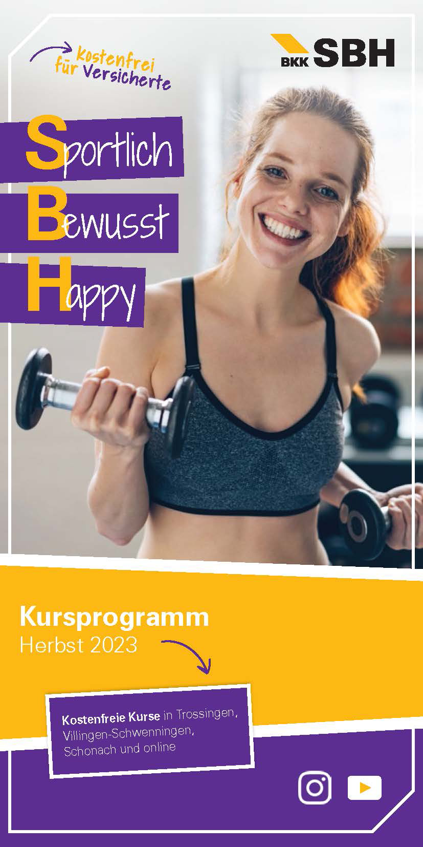 Flyer BKK SBH Kursprogramm Herbst 2023